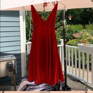 Brandy Melville Red Halter Dress